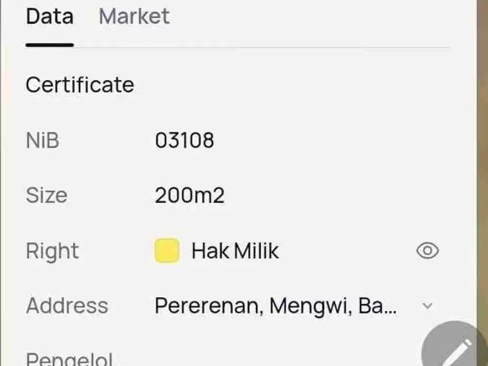 SALE!! TANAH 400m² SIAP BANGUN DEKAT PANTAI MUUNGGU PERERENAN CANGGU - Thumbnail 7