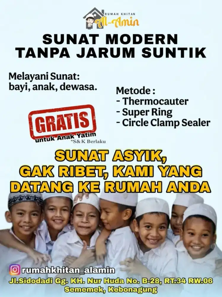 Khitan modern tanpa jarum suntik