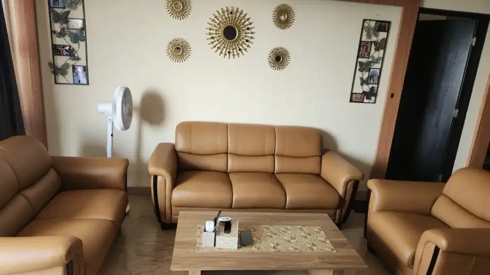 Sofa besar type 3 2 1 kulit sintetis