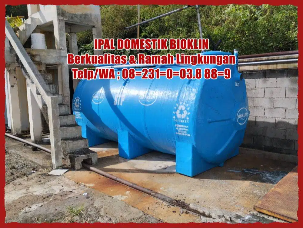 IPAL- IPAL - STP - IPAL KLINIK - TANGKI IPAL FIBERGLASS