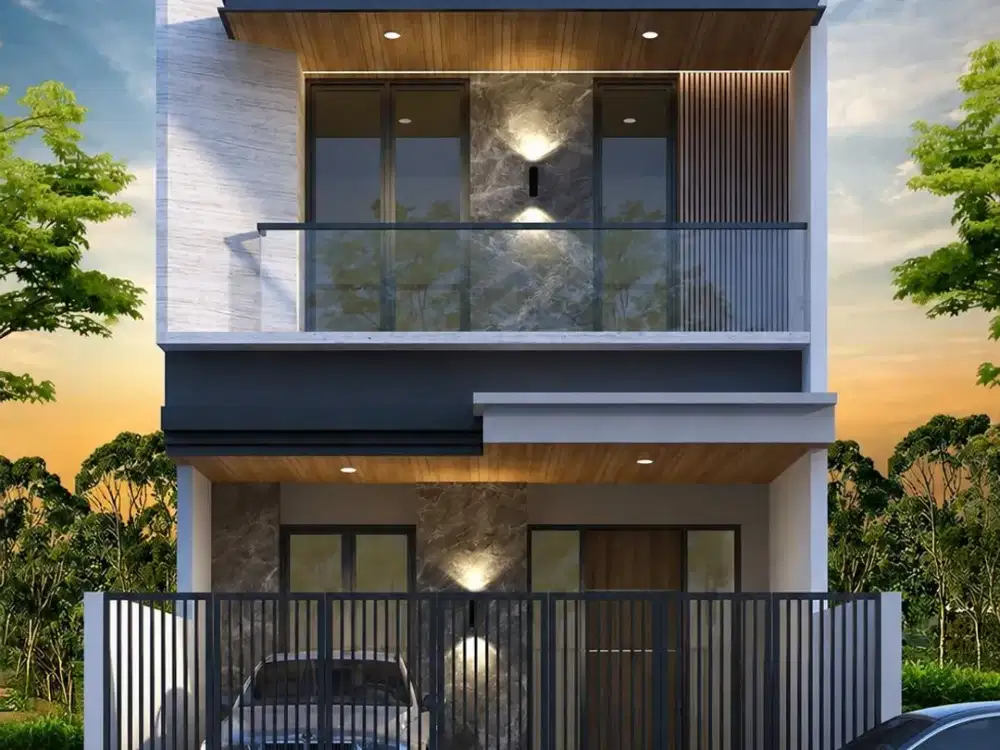 Dijual Rumah Baru Modern di Manyar Kertoadi Dekat Unair & Galaxy Mall