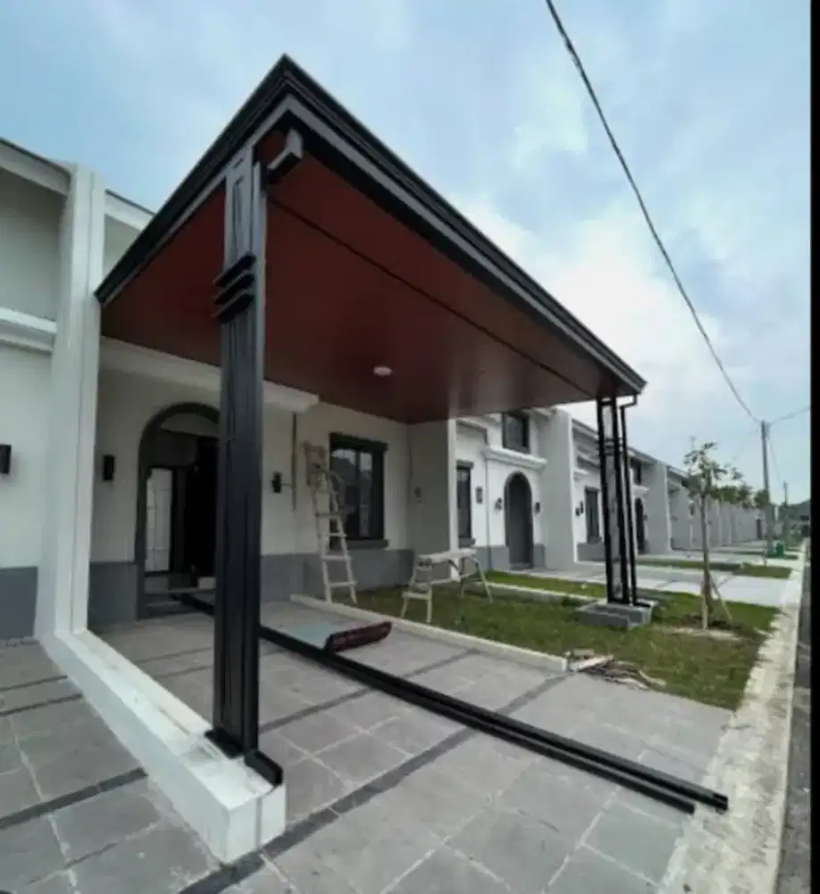 Tukang las kanopi pagar tralis balokon mezanin