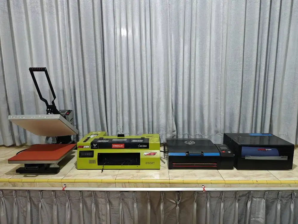 DIJUAL CEPAT SET MESIN SABLON DTF MERK RIECAT