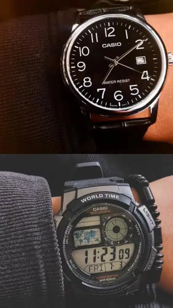 jual 2 jam casio ori