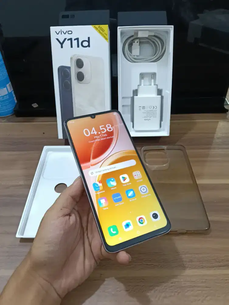Vivo Y11d ram 4/128gb seken garansi on
