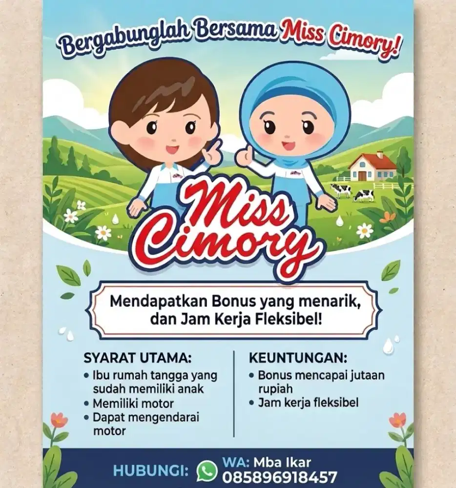 Lowongan Kerja Miss Cimory
