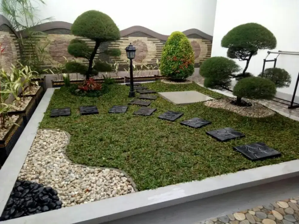 Jasa Pembuatan Taman Vertical Garden Tebing Kolam