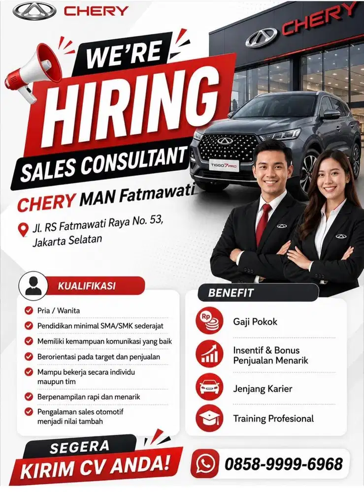 Lowongan Kerja Sales Otomotif
