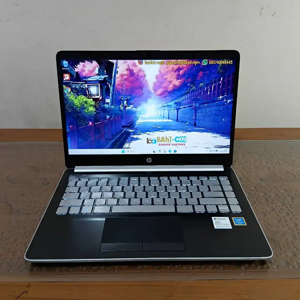 HP 14S CF2508TU INTEL PENTIUM GOLD 8GB 512GB BACKLIT MULUS
