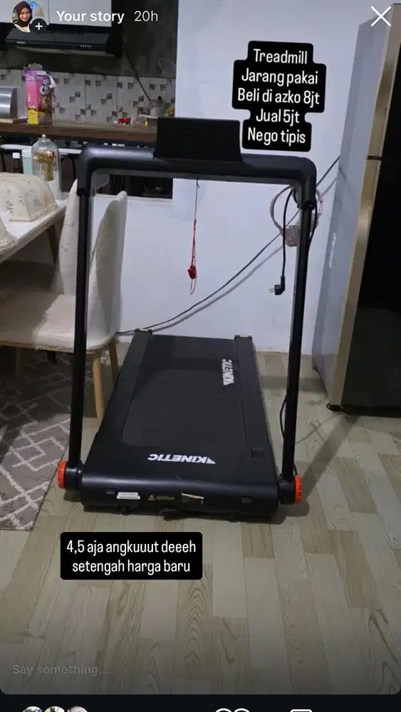 Treadmill kinetic azko