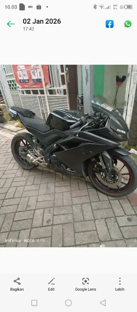 Jual cepat R15 v3 tahun 2017
