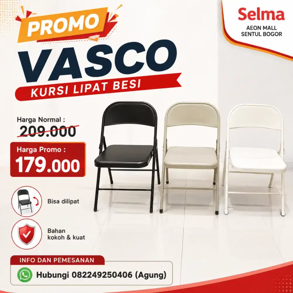 KURSI LIPAT BESI