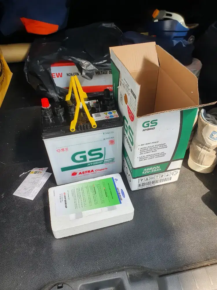 Jual aki baru GS hybird 36B20L
