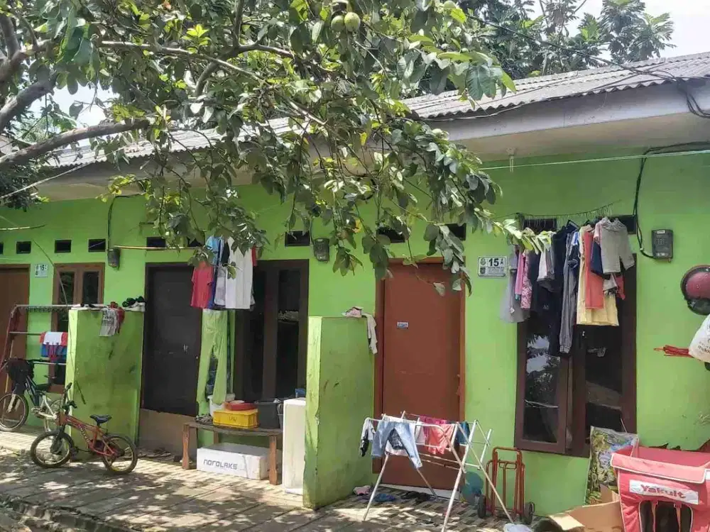 Jual Kontrakan 3 unit pintu di limo jl Wakhid Hasyim luas 100 m2