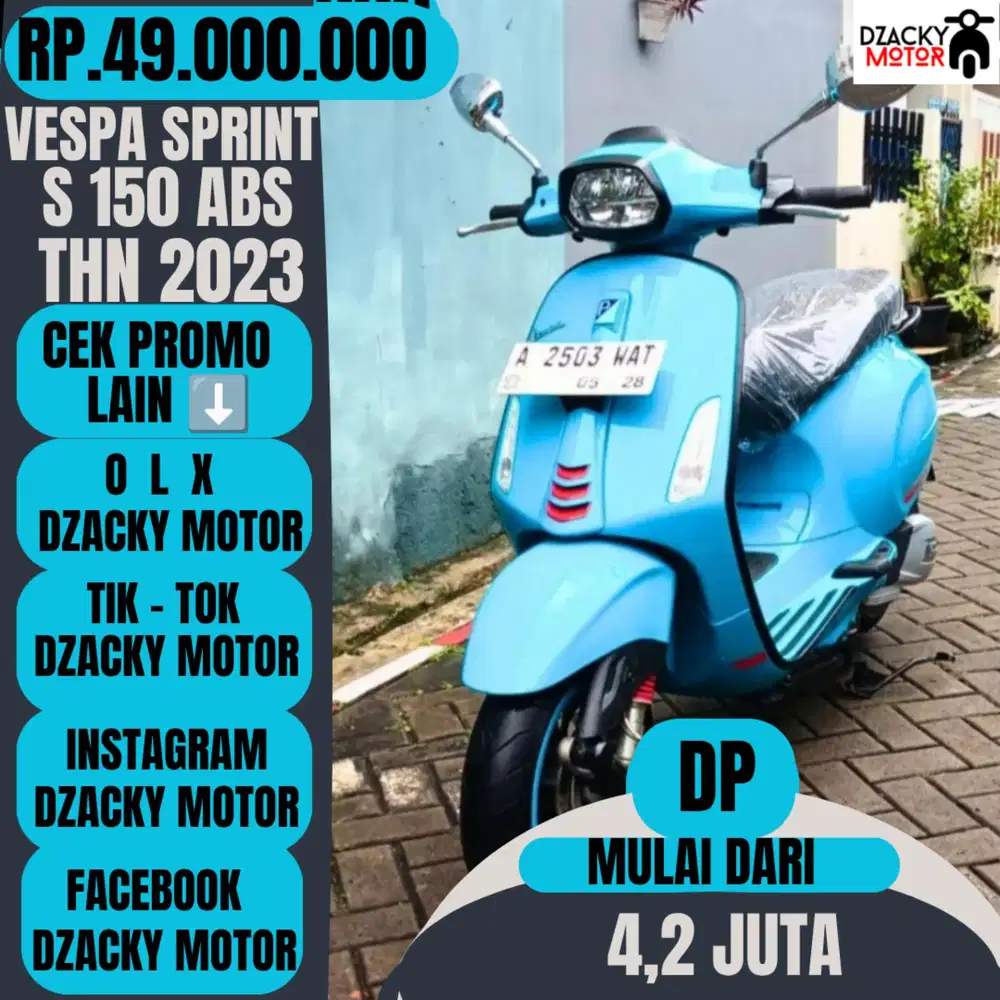 VESPA SPRINT S 150 ABS THN 2023 SECOND LIKE NEW