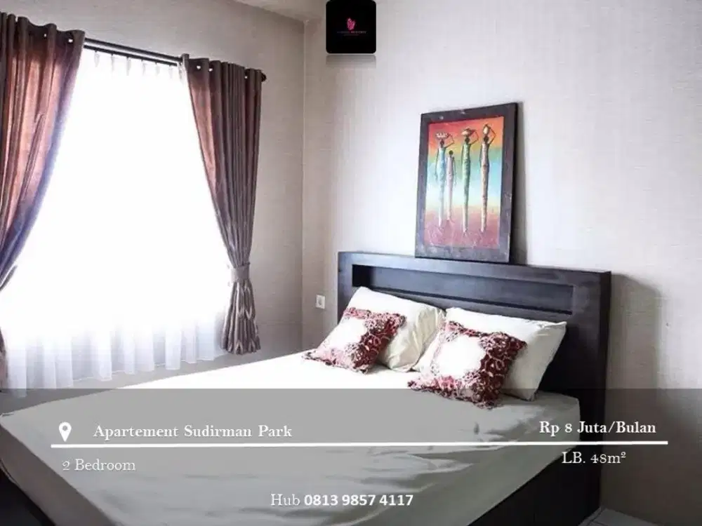 Disewakan Apartement Sudirman Park 2BR Low Floor Full Furnished