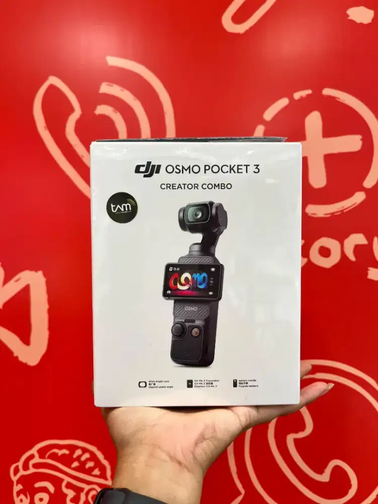 New DJI OSMO POCKET 3 CREATOR COMBO promo kemerdekaan cashback 2,5 jta
