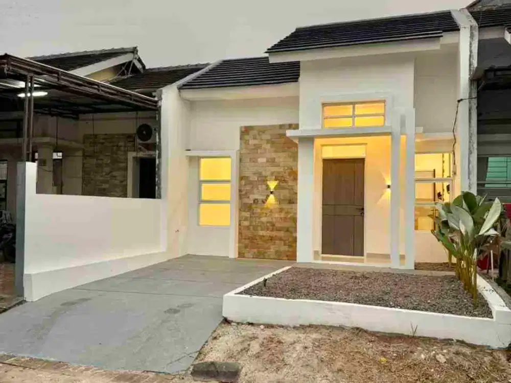 Dijual rumah baru renov dengan bonus perabotan, dekat kolam berenang di Cileungsi