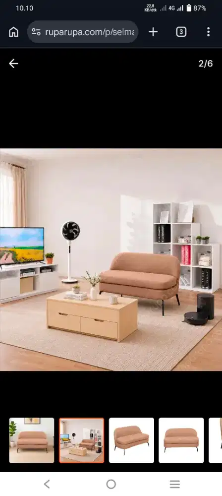 PROMO!! SELMA RENER SOFA 2S