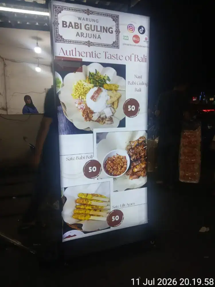 Neon box SLIM Light Box  LED  Sisi 1 sisi  Outdoor