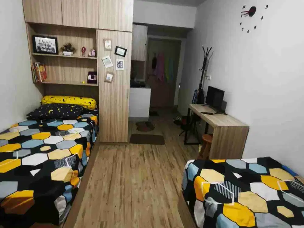 Dijual cepat apartemen type studio sudah renovasi full furnished dekat kampus Dramaga IPB