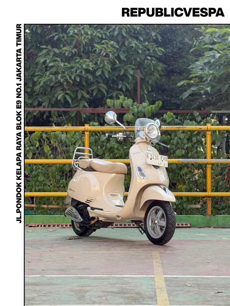 TERMURAH PIAGGIO VESPA LXV 150 3V IE TH 2014 WARNA Creme
