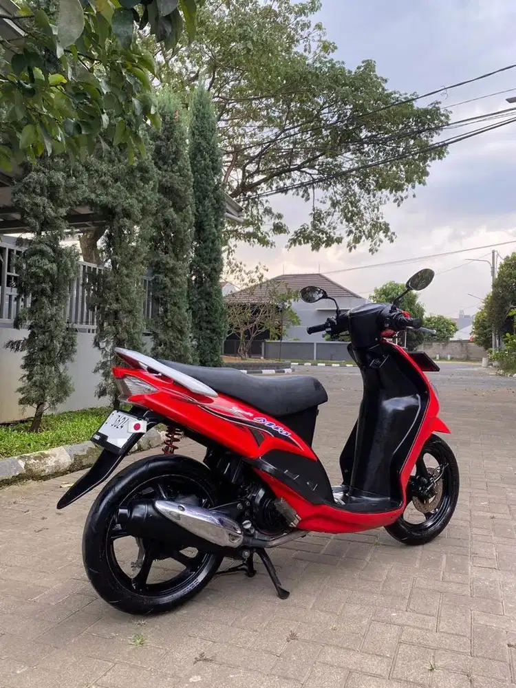 Mio Sporty 5 tl 2006, warna merah like new mulus terawat