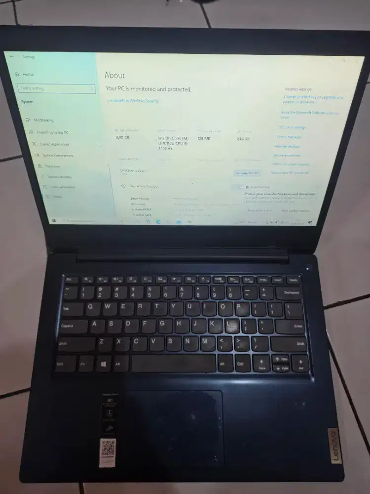 Lenovo Slim 3 8/256gb i3-10110u resmi