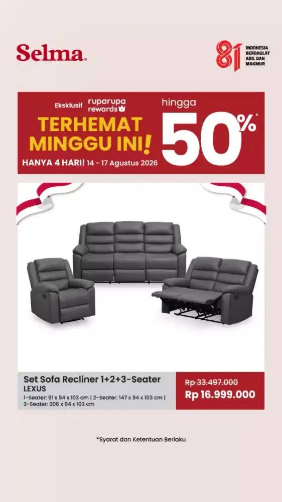 Sofa set Recliner