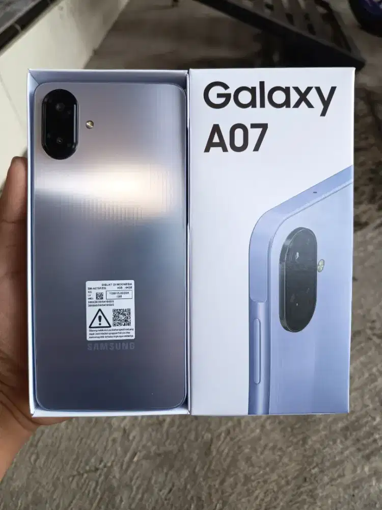 Samsung A07 4/64 (Light Violet) 2 Minggu Pakai, Garansi Juli 2027