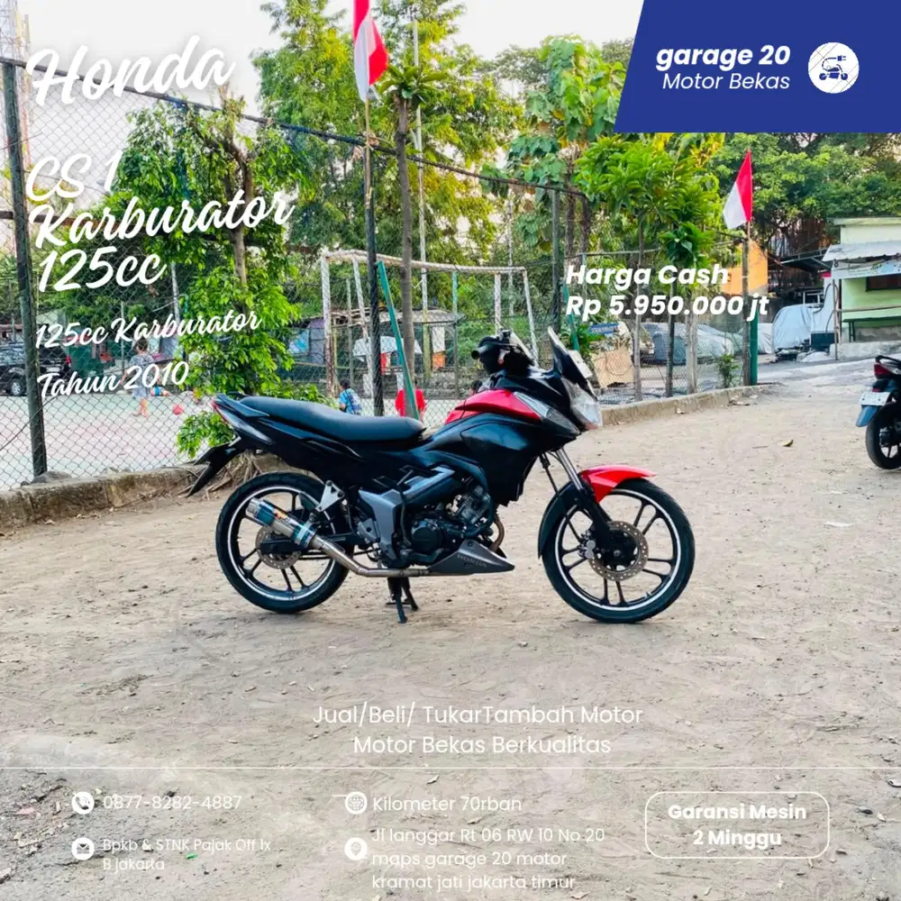 Honda Cs 1 Karburator 125cc Tahun 2010 Pajak Off