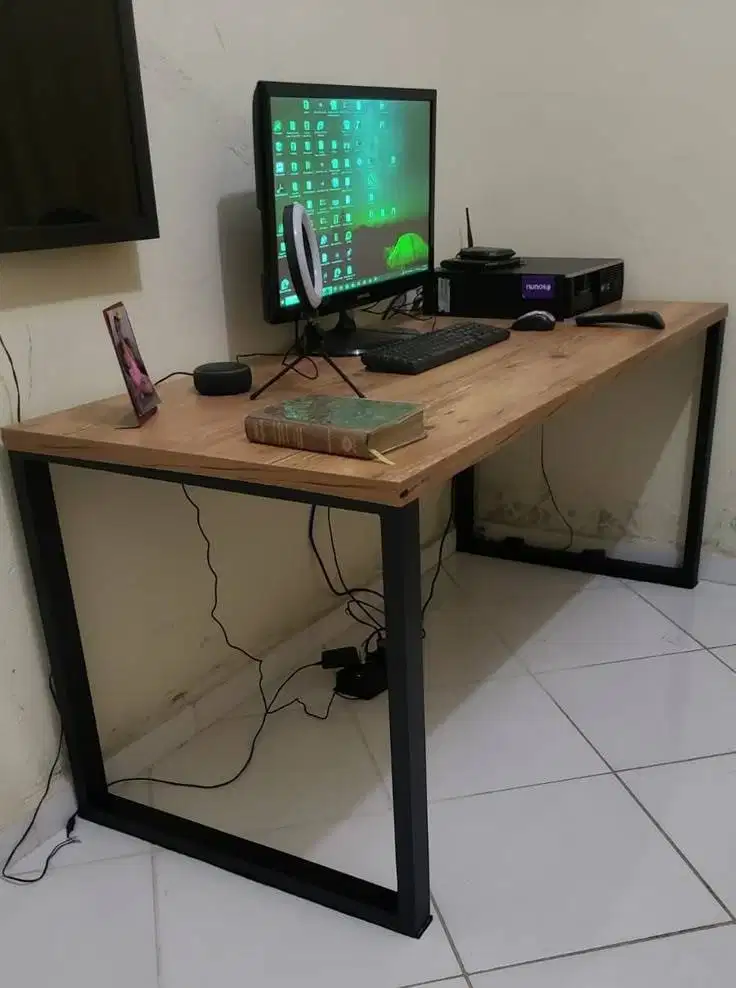 Meja Kantor Besi Model Industrial Bandung Cimahi