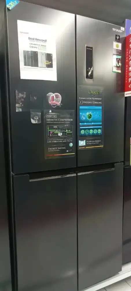 Cicilan Kulkas SHARP REFRIGERATOR MULTIDOOR

472 L BLACK