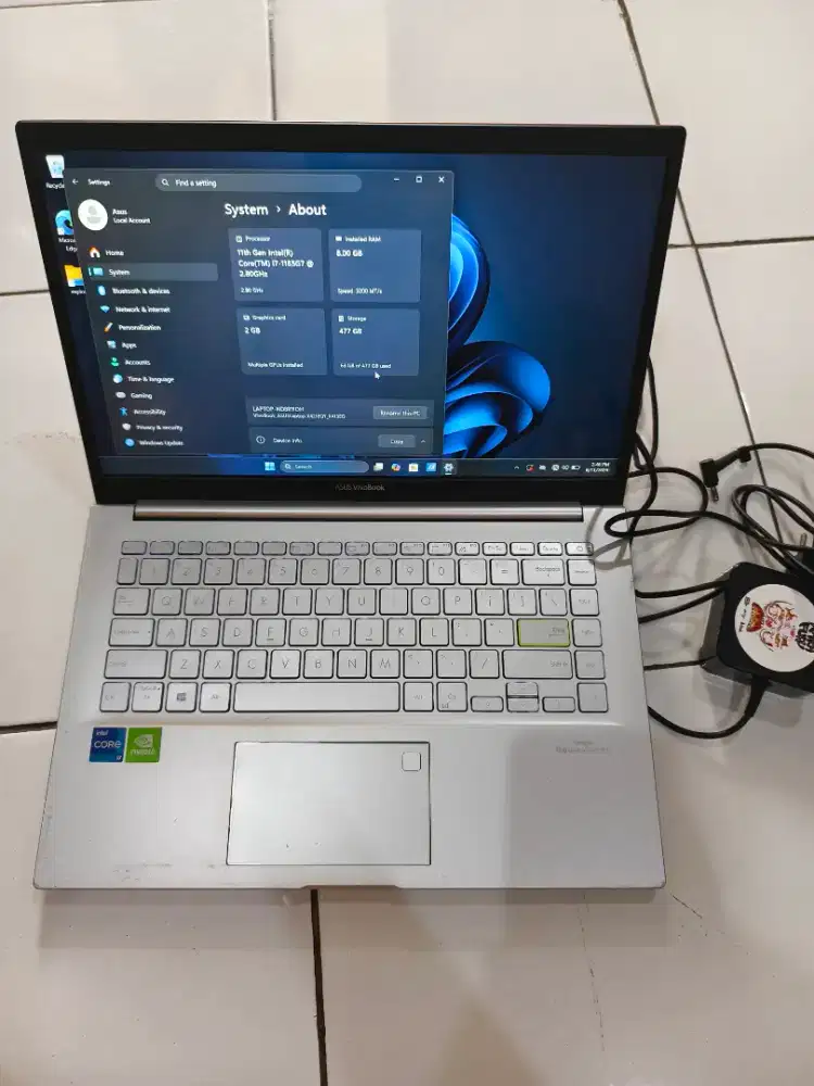 Asus Vivobook 14 i7-1165G7 8/512gb resmi