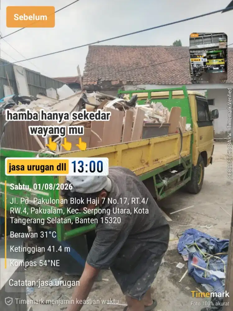 JASA BUANG PUING & SAMPAH PROYEK