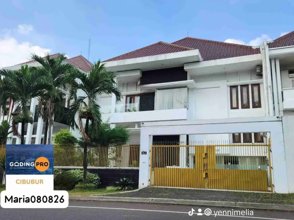 JUAL RUMAH BOULEVARD KOTA WISATA CIBUBUR SHM AKSES TOL KOTA WISATA CIBUBUR RAPI SIAP HUNI