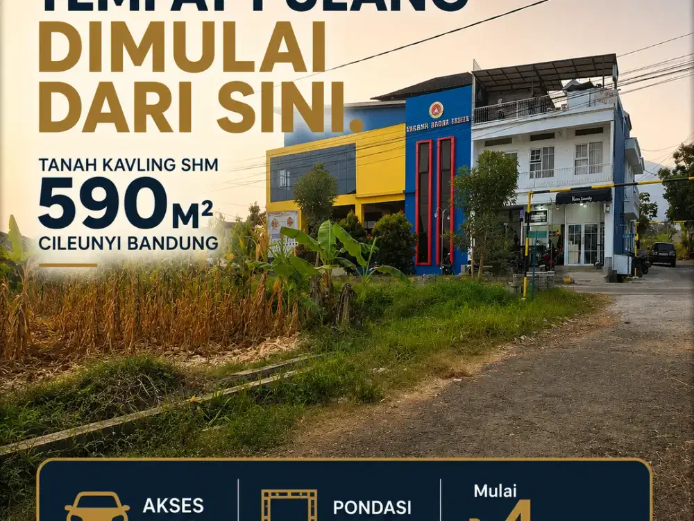 Buruan Survey Tanah Kavling Cileunyi Mulai Dari 4JT-an/m2 Kapan Lagi