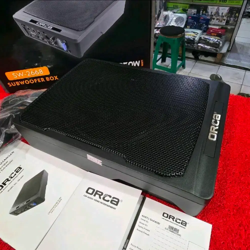 Subwoofer Kolong Aktif ORCA SW-2668 Subwoofer 8 in