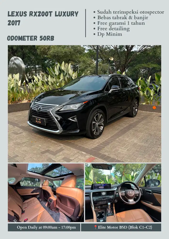 Lexus RX200t Luxury 2017