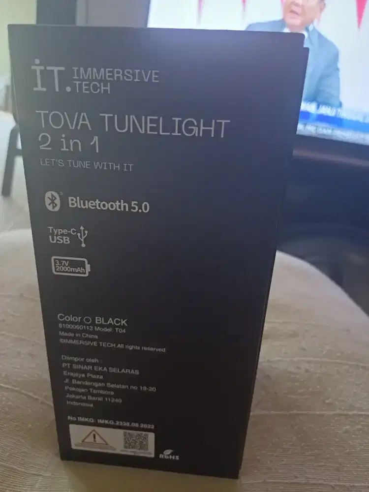 TOVA TUNELIGHT 2 in 1 speaker iT