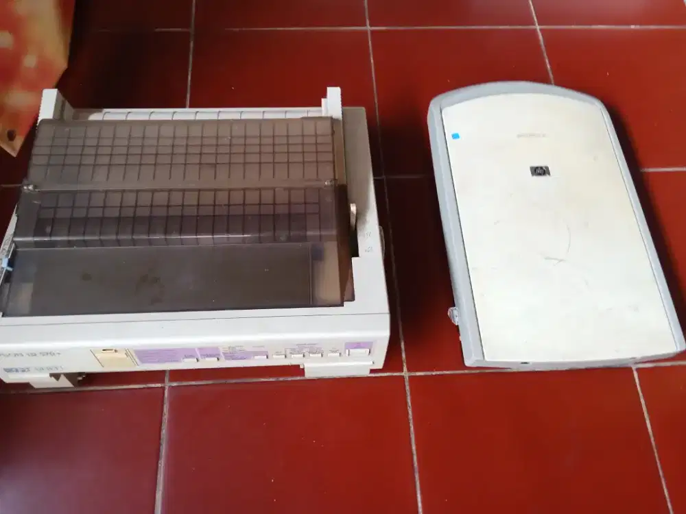 Epson LQ-570+ dan Scanner HP G2410, Matot, murah aje, COD Cibubur Dsk
