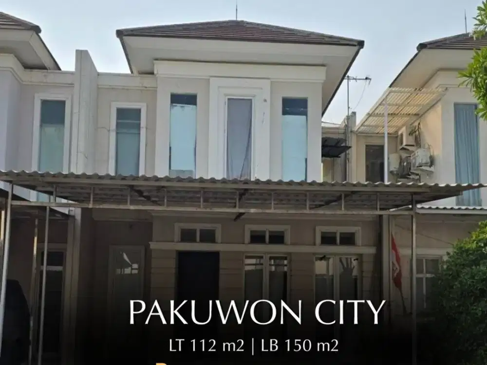 JUAL CEPAT  Rumah Pakuwon City MINIMALIS STRATEGIS