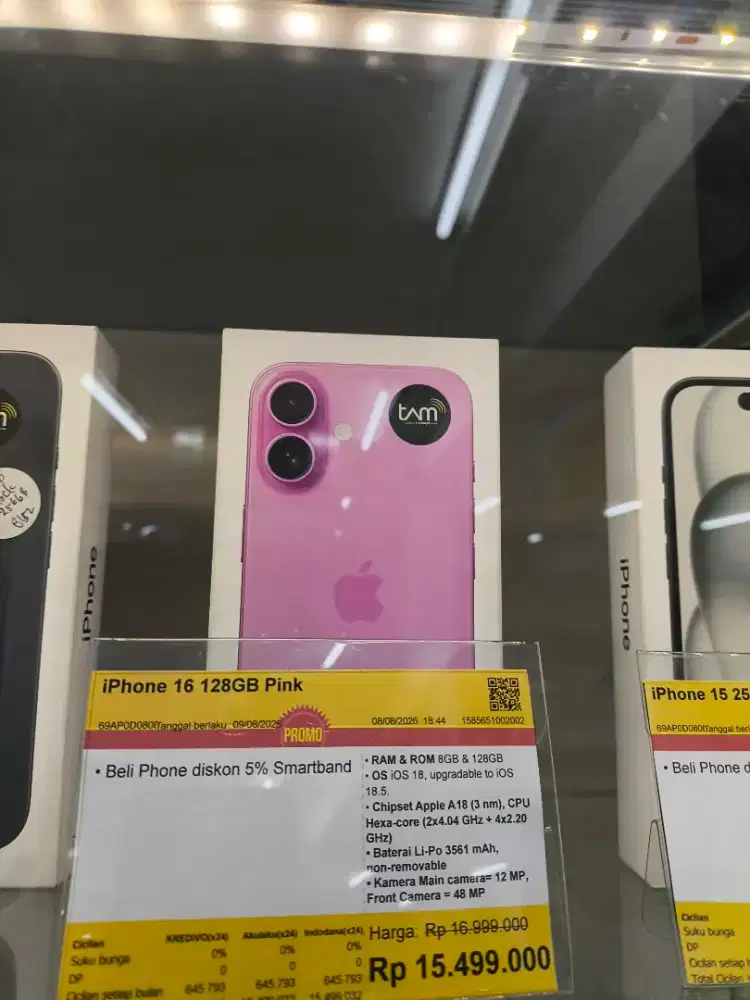 Promo iPhone 16 128gb cash dan cicilan
