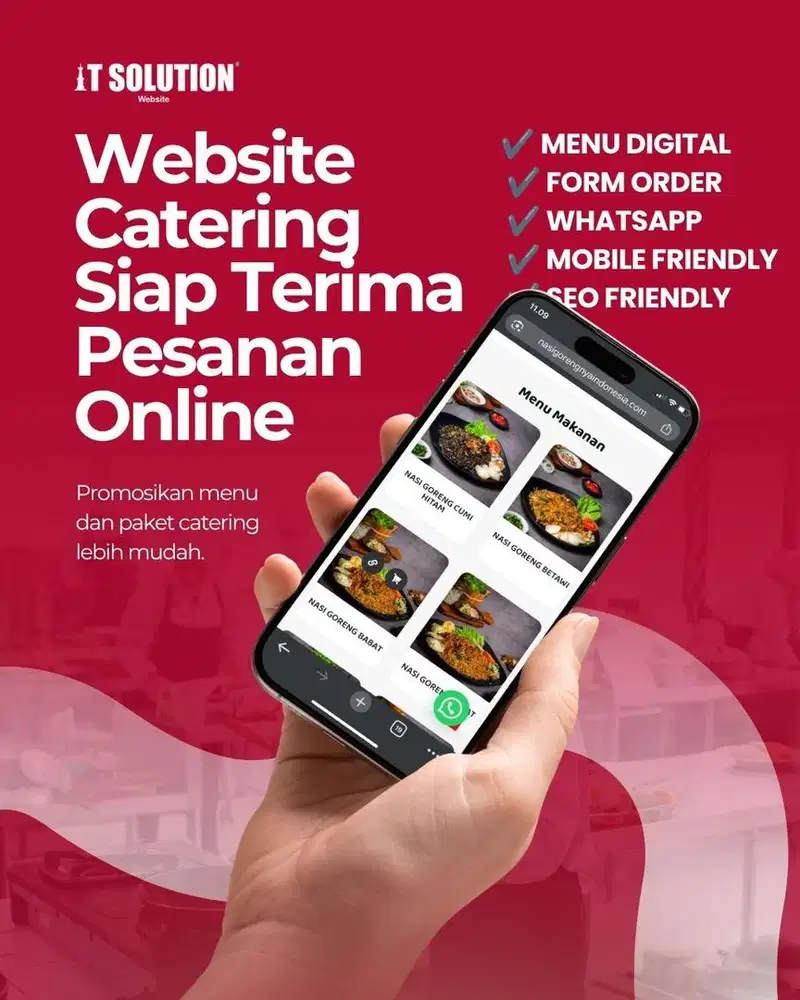 Pembuatan Website Catering Profesional dan Modern