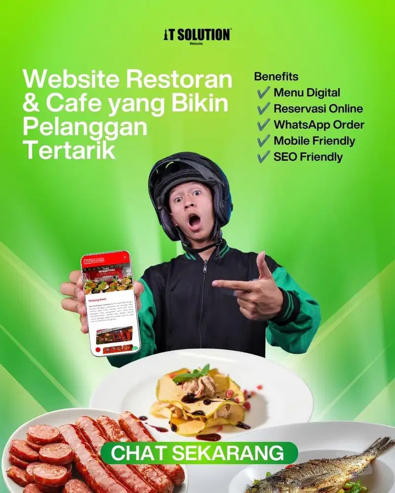 Pembuatan Website Sistem Pemesanan Online Resto dan Cafe