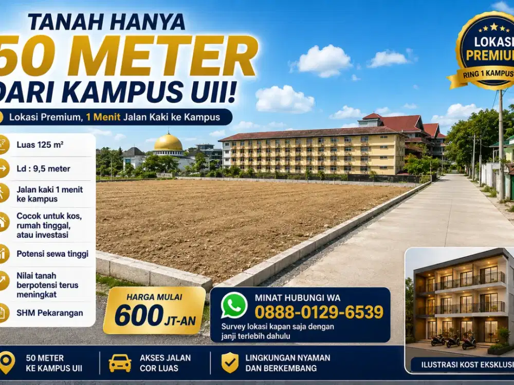 TANAH NEMPEL KAMPUS UII SHM PEKARANGAN