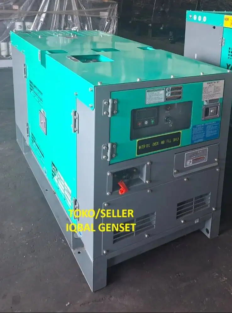 Genset 20 kVA Mitsubishi Japan Silent Baru