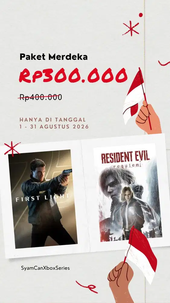 Paket Merdeka Game Digital Xbox Series Bebas Pilih 2 Game List