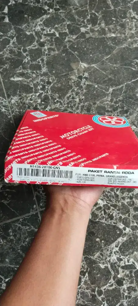 Gear set rantai Indopart Honda Astrea Grand impressalegendaPrimastar