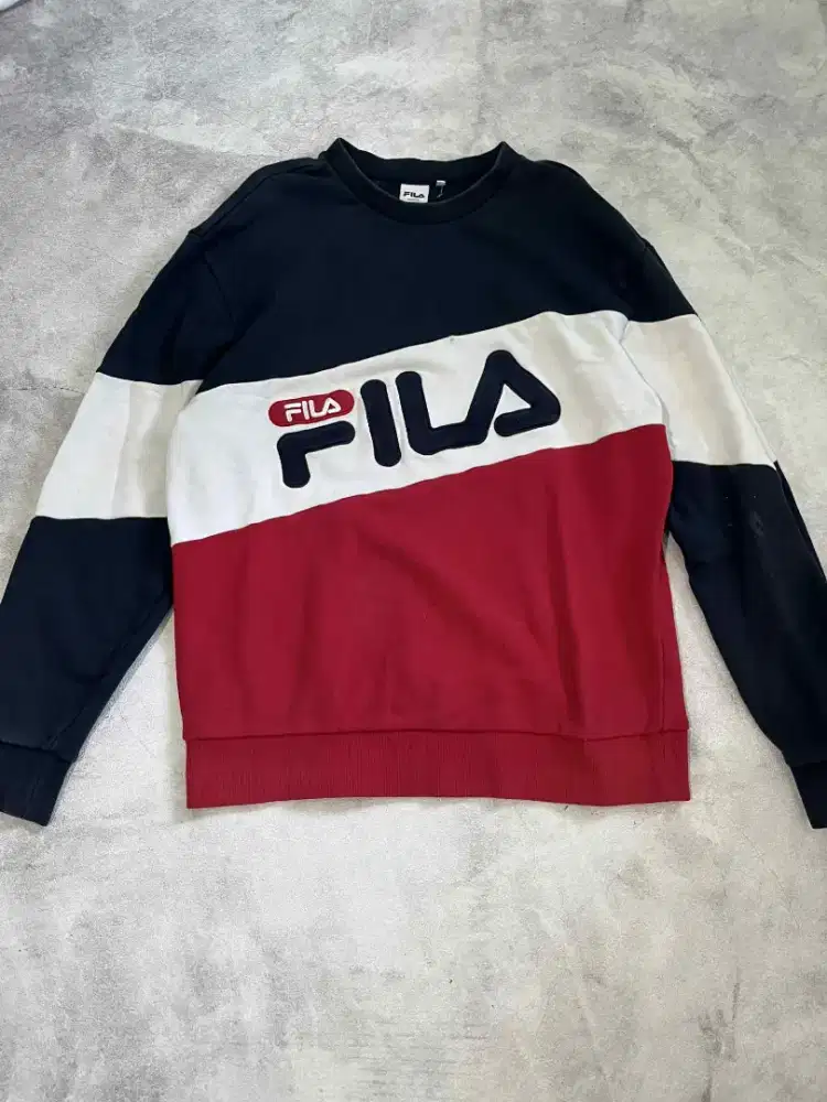 Crewneck FILA three tone